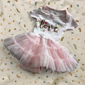 Gerber Soft Pink Baby Onesie